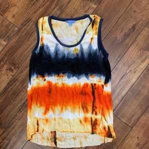 Tie-dye sleeveless tank